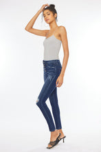 High Rise Piecing Detail Super Skinny Jeans