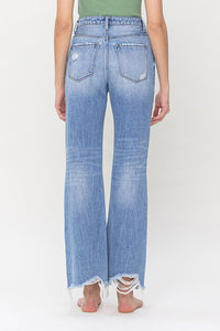 90's Vintage Super High Rise Flare Jeans