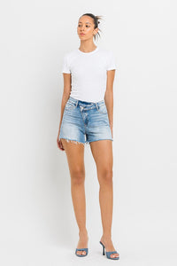 High Rise Criss Cross Shorts