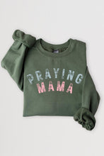 Praying Mama Christian Graphic Fleece Sweatshirts