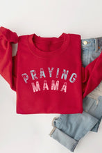 Praying Mama Christian Graphic Fleece Sweatshirts