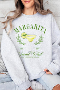 Margarita Cocktail Graphic Fleece Sweatshirts