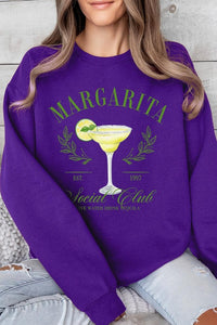 Margarita Cocktail Graphic Fleece Sweatshirts