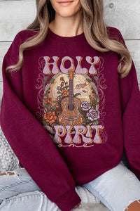 Holy Spirit Country Graphic Fleece Sweatshirts