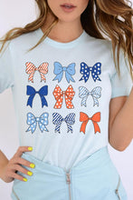 Bows Ribbons Fourth Of July Graphic T Shirts