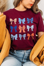 Bows Ribbons Fourth Of July Graphic T Shirts