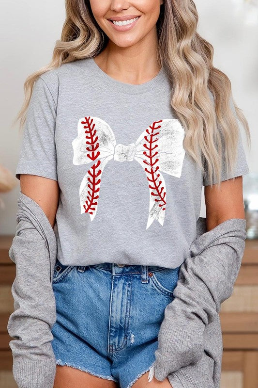 Coquette Bow Baseball Graphic T Shirts